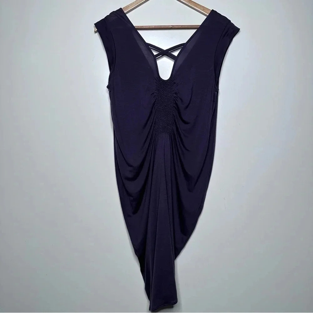 Leifsdottir Anthropologie Purple Tunic Dress Size Small